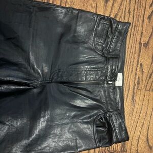 Black Leather Pants